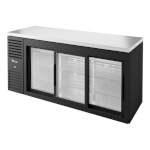 True TBR72-RISZ1-L-B-111-1 - Back Bar Cooler, three-section, 72